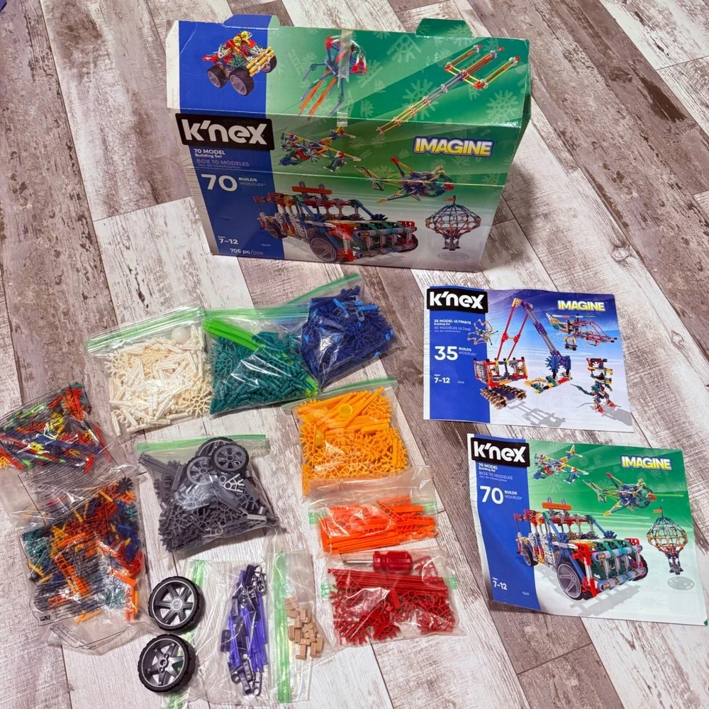 K'Nex 70 Model Building‎ Set Ages 7-12 Imagine STEAM Education Toy